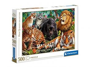 Wildkatzen HQC Puzzle 500Stück - Clementoni