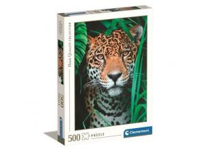 Jaguar im Dschungel HQC 500 Teile Puzzle - Clementoni