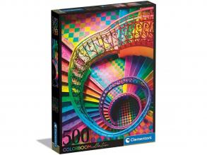 Colorboom Kollektion - Bunte Treppe 500 Teile Puzzle - Clementoni