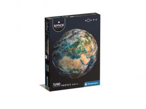 Space Collection: Erde rund 500 Teile Puzzle - Clementoni