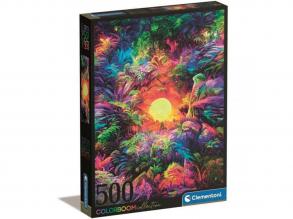 Colorboom: Psychedelisches Puzzle 500 Teile - Clementoni