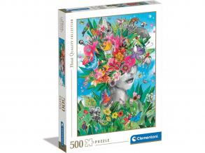 Kopf im Dschungel HQC 500 Teile Puzzle - Clementoni