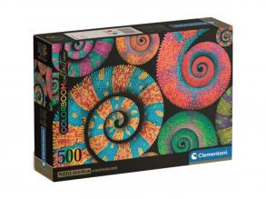 Colorboom Kollektion: bunte Chamäleons 500 Teile Kompaktpuzzle - Clementoni