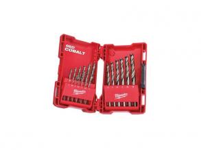 Milwaukee Red Cobalt - HSS-G Co Metall-Bohrer - DIN 338 Set (19 Stück)