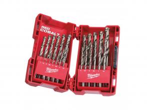 Milwaukee Red Cobalt - HSS-G Co Metall-Bohrer - DIN 338 Set (25 Stück)