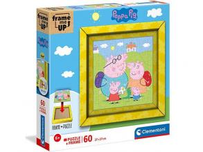 Peppa pig gerahmt puzzle 60pcs - Clementoni