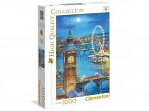 Big Ben Schneeflocken 1000 Teile Puzzle - Clementoni