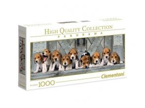 Clementoni: Beagle Panorama 1000 Teile Puzzle - Hochwertige Kollektion