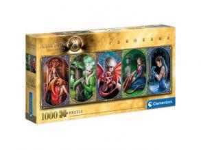 Anne Stokes: Drache Freundschaft Panorama Puzzle 1000pcs - Clementoni