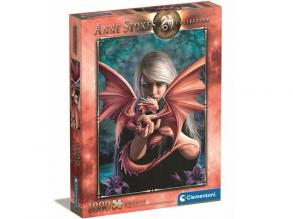 Anne Stokes: Drachenkind 1000teiliges Puzzle - Clementoni