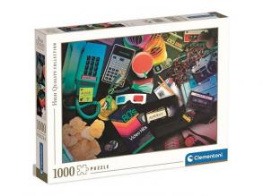 80er Jahre Nostalgie HQC-Puzzle 1000Stück - Clementoni