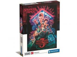 Stranger Things Staffel 3 1000pcs Puzzle - Clementoni