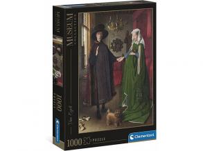 Jan van Eyck: Das Arnolfini Museum HQC-Puzzle 1000 Teile - Clementoni