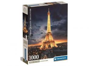 Eiffelturm HQC 1000teiliges Puzzle mit Poster - Clementoni