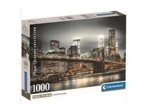 New Yorker Skyline HQC 1000teiliges Puzzle mit Poster - Clementoni