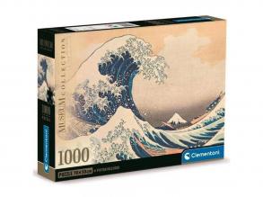 Hokusai - Die große Welle bei Kanagawa 1000pcs Puzzle - Clementoni