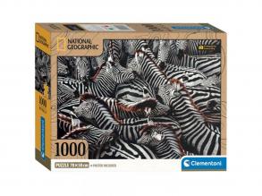 National Geographic - Zebras 1000 Teile Puzzle - Clementoni