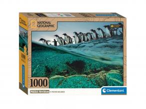 National Geographic - Eselspinguine 1000 Teile Puzzle - Clementoni