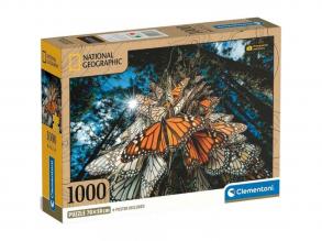 National Geographic - Amazing Butterflies 1000 Teile Puzzle - Clementoni