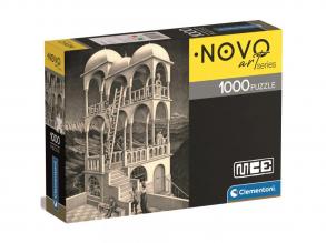 Novo Art: M. C. Escher - Belvedere 1000 Teile Puzzle - Clementoni