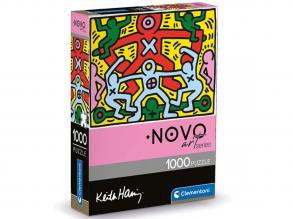 Novo Art: Keith Haring - Untitled painting 1000 Teile Puzzle - Clementoni