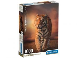 Tiger HQC 1000teiliges Puzzle mit Poster - Clementoni