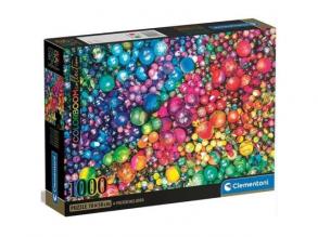 Glaskugeln ColorBoom Collection 1000pcs Puzzle mit Poster - Clementoni