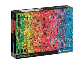 Collage ColorBoom Collection 1000teiliges Puzzle mit Poster - Clementoni