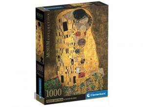 Klimt: Der Kuss Museum Sammlung 1000pcs Puzzle mit Poster - Clementoni