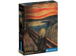 Munch: der Schrei Museum Sammlung 1000pcs Puzzle mit Poster - Clementoni