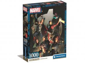 Marvel: Avengers 1000 Teile Kompaktpuzzle 70x50cm - Clementoni