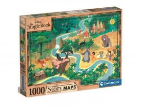 Das Dschungelbuch Story Map 1000 Teile Puzzle - Clementoni