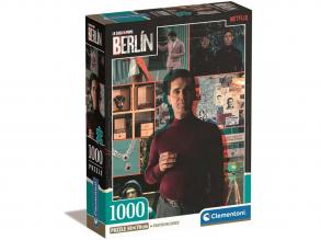 Der große Geldraub: Berlin Protagonist 1000 Teile Kompaktpuzzle 50x70cm - Clementoni