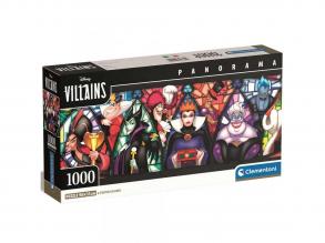 Disney Villains 1000 Teile Panorama-Puzzle 98x33cm - Clementoni