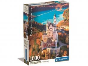 Schloss Neuschwastein HQC 1000 Teile Kompaktpuzzle - Clementoni