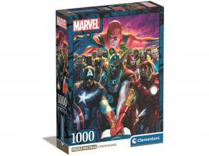 Marvel: Avengers 1000 Teile Kompaktpuzzle 50x70cm - Clementoni