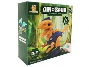 DIY Velociraptor Schrauben-Dinosaurier-Figur