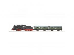 Piko: Starter-Set Dampflokomotive BR 98 mit Wagen, mit Schottergleis - 57112