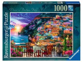 Puzzle 1000 Teile - Abendessen in Positano