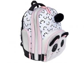 Panda Premium Schulranzen mit zwei Fächern, Rucksack 37x20x31cm