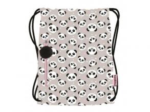 Bambino Panda Turnbeutel, Sporttasche 43x34cm