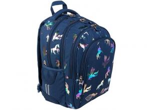 St.Right Holo Unicorns vierfacher Schulrucksack 17"