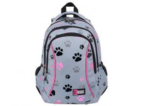 St.Right Paws dreifach Schultasche, Rucksack 39x27x17cm