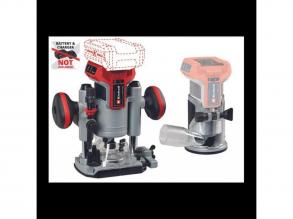 Einhell 4350410 PXC TP-RO 18 Set Li BL - Solo-Akkufräse und Kantenfräser