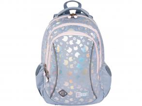 St.Right Silver Cats Schultasche, Rucksack BP01 43x32x21cm