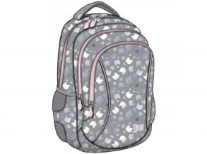 St.Right Silver Cats Schultasche, Rucksack BP26 39x27x17cm