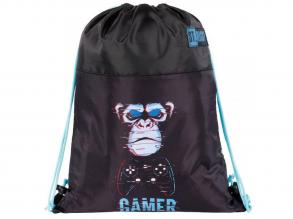 St.Right Blue Gamer Turnbeutel, Sporttasche 43x32cm