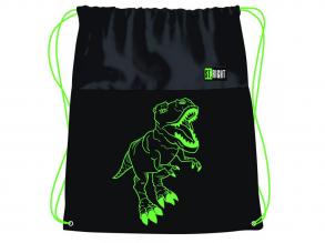 St.Right T-Rex Dinosaurier Muster Turnbeutel, Sporttasche 43x32cm