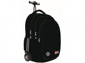 St.Right Black rollende Schultasche, Rucksack TB-01 44x32x20cm