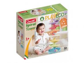 Quercetti: Play Eco Spiral Turm Baby Kugelbahn